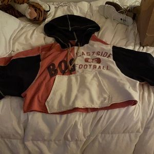 Free people cropped sweatshirt